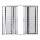 Janela Veneziana 6 Folhas Alumínio Branco 1.20 X 1.20 Modular