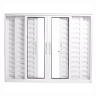 Janela Veneziana 6 Folhas Alumínio Branco Linha 25 - Dc 100 X