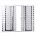Janela Veneziana 6 Folhas Alumínio Branco Modular - Dc 120 X