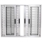 Janela Veneziana 6 Folhas Alumínio Brilhante 1.00 X 2.00 Linh