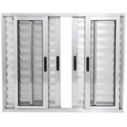 Janela Veneziana 6 Folhas Alumínio Brilhante 1.00 X 2.00 Linh