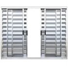 Janela Veneziana 6 Folhas Alumínio Brilhante Modular Medidas: