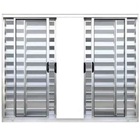 Janela Veneziana 6 Folhas Alumínio Brilhante Modular Medidas: