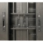 Janela Veneziana 6 Folhas Alumínio Preto Linha Veneza Com Gra