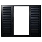 Janela Veneziana 6 Folhas Alumínio Preto Linha Veneza Medidas