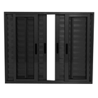 Janela Veneziana 6 Folhas Alumínio Preto Linha Veneza Medidas