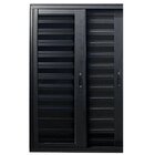 Janela Veneziana 6 Folhas Alumínio Preto Linha Veneza Medidas