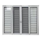 Janela Veneziana 6 Folhas Com Tela Mosqueteira Linha 25 120x2