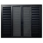 Janela Veneziana 6 Folhas Com Tela Mosquiteira Aluminio 100cm