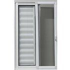 Janela Veneziana 6 Folhas Com Tela Mosquiteira Linha 25 Branc