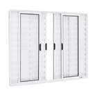 Janela Veneziana 6 Folhas Em Alumínio 100 X 100 X 7,4 Cm Bran