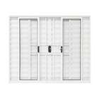 Janela Veneziana 6 Folhas Em Alumínio 100 X 120 X 7,4 Cm Com