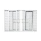 Janela Veneziana 6 Folhas Em Alumínio 100 X 200 X 8,4 Cm Com