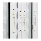 Janela Veneziana 6 Folhas Em Alumínio 120 X 200 X 8,4 Cm Com