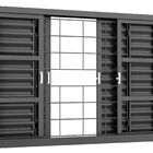 Janela Veneziana 6f 120x100 Req12cm Sem Vd Gde Quadriculada