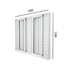 Janela Veneziana Abertura Central 6 Folhas Vidro Liso 100x150