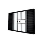 Janela Veneziana Abertura Central Exclusiva 6 Folhas Grade Vi