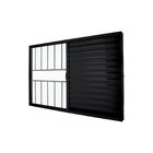 Janela Veneziana Abertura Direita 3 Folhas Grade Vidro Liso I