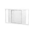 Janela Veneziana Abertura Dupla Premium 3 Folha Vidro Liso 10