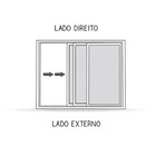 Janela Veneziana Alumínio 100 X 120 X 8 Cm Grade 3 Folhas V.