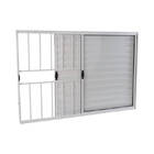 Janela Veneziana Alumínio 100 X 150 X 8 Cm Grade 3 Folhas V.
