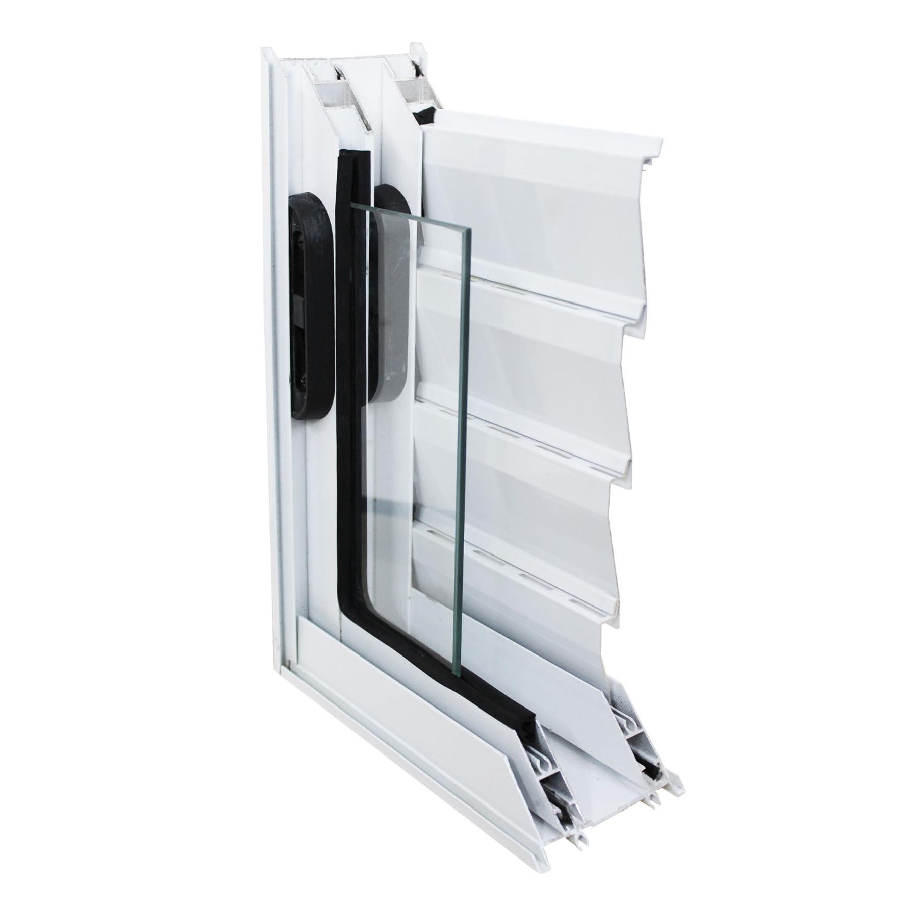 Janela de Alumínio Veneziana Classic CRV: Antivibração evita trincas e corrosão