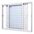 Janela Veneziana Alumínio Branco 120x200x11,8cm 3 Folhas Móve
