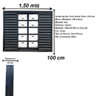 Janela Veneziana Com Grade 150x100x14