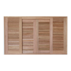 Janela Veneziana Correr Quadriculado 1 20m X 1 80m X 15cm Ced