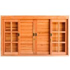 Janela Veneziana Correr Quadriculado Madersilva 1,20m X 1,40m