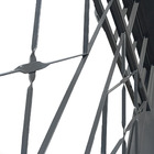 Janela Veneziana De Aço Com Grade Xadrez 200x100 Cm - Metalpan