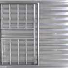 Janela Veneziana De Alumínio 3 Folhas 1,00 X 1,00 Com Grade C