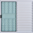 Janela Veneziana De Alumínio 3 Folhas 1,00 X 1,20 Com Grade C