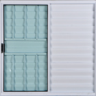 Janela Veneziana De Alumínio 3 Folhas 1,00 X 1,50 Com Grade C