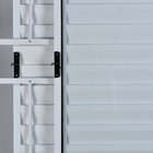 Janela Veneziana De Alumínio 3 Folhas 1,20 X 1,20 Com Grade C