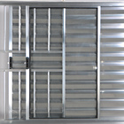 Janela Veneziana De Alumínio 3 Folhas 1,20 X 1,50 Com Grade C