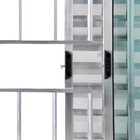 Janela Veneziana De Alumínio 3 Folhas 1,20 X 1,50 Com Grade C