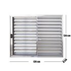 Janela Veneziana De Alumínio 3 Folhas 120 X 120cm Linha Modul
