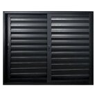 Janela Veneziana De Alumínio 3 Folhas Móveis 120x120cm Linha
