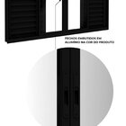 Janela Veneziana De Alumínio 4 Folhas Móveis E 2 Folhas Fixas