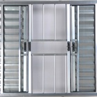 Janela Veneziana De Alumínio 6 Folhas 1,00 X 1,00 Com Grade C