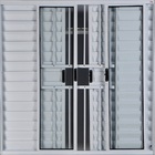 Janela Veneziana De Alumínio 6 Folhas 1,00 X 1,20 Com Grade C