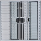 Janela Veneziana De Alumínio 6 Folhas 1,00 X 2,00 Com Grade C