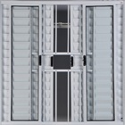 Janela Veneziana De Alumínio 6 Folhas 1,20 X 1,20 Com Grade C