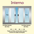 Janela Veneziana De Alumínio 6 Folhas 1,20 X 1,50 Com Grade C