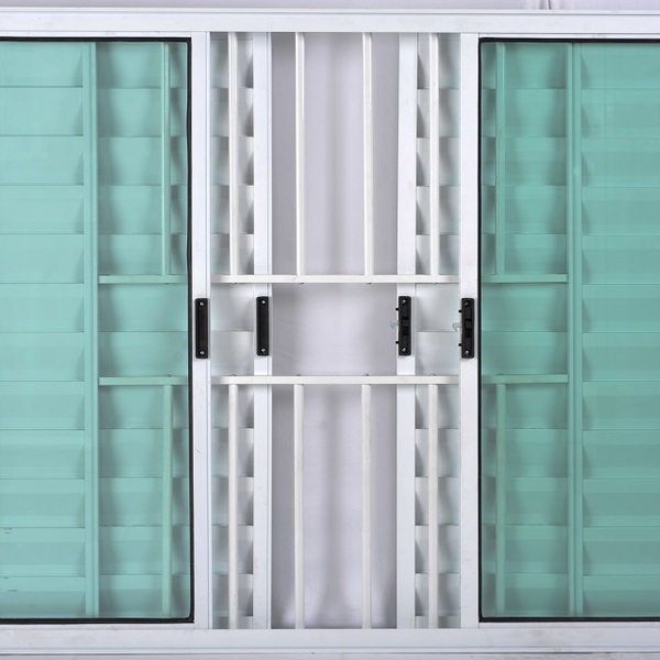 Janela Veneziana De Alumínio 6 Folhas 1,20 X 1,80 Com Grade C