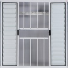 Janela Veneziana De Alumínio 6 Folhas 1,20 X 1,80 Com Grade C