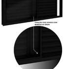 Janela Veneziana De Aluminio De Correr Lateral 100x120cm Luca