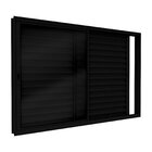 Janela Veneziana De Aluminio De Correr Lateral 100x120cm Luca