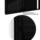 Janela Veneziana De Aluminio De Correr Lateral 100x120cm Luca